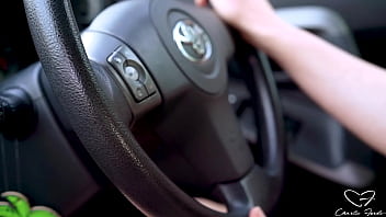 Preview 1 of Superman And Wonder Woman Xxx - On The Road - Charlie gets onto the brink of cumming while driving