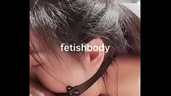 Preview 2 of Bokap Les Sex - 道具强制深喉/口水拉丝/呕声/鼻涕声/眼泪/鼻涕/颜射 类似无套内射的感觉怎一个爽字了得