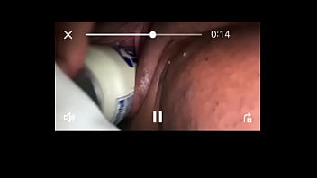 Preview 3 of Xxxvideoporno Com - Stupid Whore shoves can up her cunt