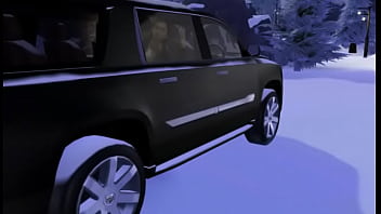 Preview 3 of Maki Tokoka - Sims 4 [ she loves car fucking]