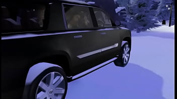Preview 1 of Maki Tokoka - Sims 4 [ she loves car fucking]
