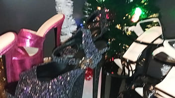 Preview 2 of Curly Israely - Lady L New Ultra Extreme sandals collection 14 inch/35 cm , Merry Christmas and Happy New 2022 year!