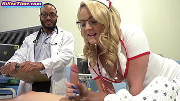 Preview 1 of Kerala Kochin Sex - Nurse wanking bisexual patient in hospital threesome