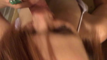 Preview 2 of Marie Konishi Blacked - Hottie Sasha Sucks out all my load