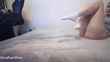 Preview 4 of Fikile On Uzalo - Cute Blonde Shows Sexy Feet In Socks - Miley Grey