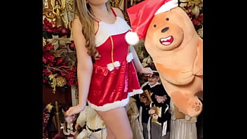 Preview 1 of Cute Teacher And Students - Feliz navidad