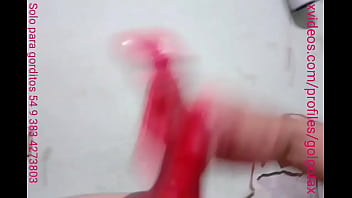 Preview 1 of Hot Couple Prone Sex - Mi pija Roja tirando leche blanca y se derrama asta mis bolas