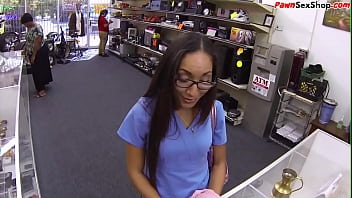 Preview 1 of Fast Time Reap Girl - Pawning latin amateur sucking before sex with store manager