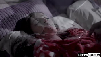 Preview 2 of Thailand Sex Video Of Hijra - Santa fucks boss petite stepdaughter