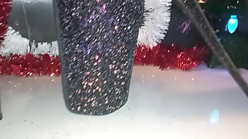 Preview 4 of Son And Mon - Lady L : Black Ultra sandals extreme 14 inch/35 cm high heels , Merry Christmas and Happy new Year !