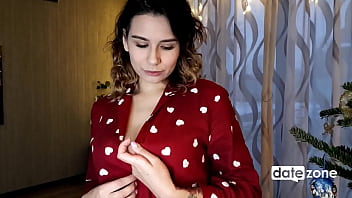Preview 1 of Sumrun - Brother&#039_s wife sucks my cock by the Christmas tree. True family Eve :)
