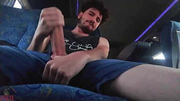 Preview 2 of Porn Xnxx Barzaers - I&#039_m riding the bus all alone so I pull my cock out
