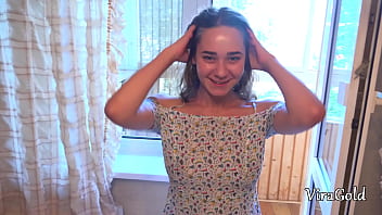 Preview 1 of Gf Revenge Torrent - Fingering pussy to my step daughter and touching her big and beautiful tits. Vira Gold with Kecy Hill