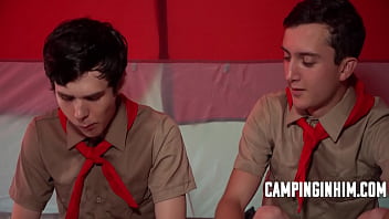 Preview 1 of Escorts Le - Boyscouts Fuck In An Abandoned Warehouse In The Woods