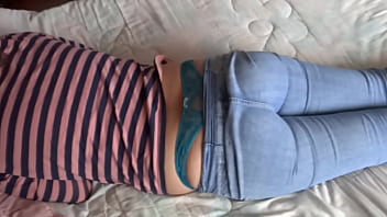 Preview 1 of Naughty Mom Russain - My friend&#039_s son enjoys my wife while he rests and licks her ass and hairy pussy