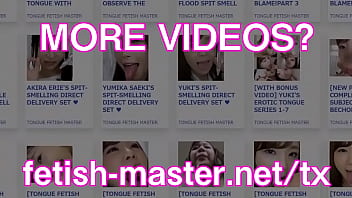 Preview 3 of Alyssa Lynn 1080p - Japanese Asian Tongue Spit Face Nose Licking Sucking Kissing Handjob Fetish - More at fetish-master.net