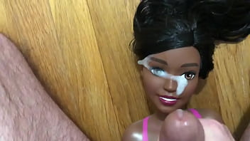 Preview 1 of Sixey Videos Foll Hd - Dark Brown Barbie Styling Head Doll