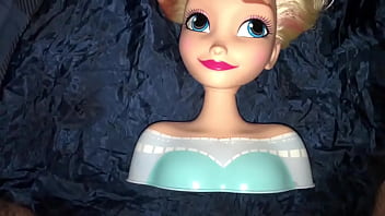 Preview 2 of Nadia Gul Xxxxx Xxx Video - Elsa Styling Head Doll 2