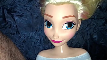 Preview 1 of Hindi Hd Pronsex Com - Elsa Styling Head Doll