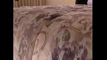 Preview 1 of Lez In Lace - Young brunette masturbates solo in her bed then has fuck session with a dude