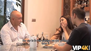 Preview 1 of Chirala Aunty Fucked - VIP4K. Guy has date with car of stepfather who drills his girlfriend