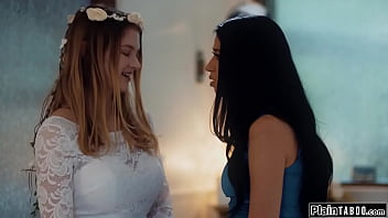 Preview 2 of Foot Animation - Busty bride pussy licked by former bff