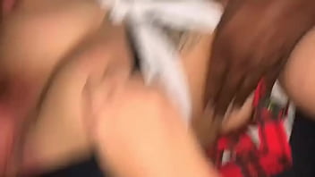 Preview 3 of Xnxx Imaga - White Woman gets creampie from black guy at theater