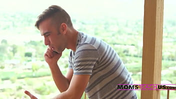 Preview 2 of Karenda Lust - Setting Up My Boyfriend With His Lonely StepMom To Fulfill My Fantasies