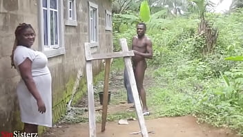 Preview 3 of Black Woman Orgasm - ME AND MY STEPSISTER HAVING A GOOD TIME AT THE BACKYARD NICE FUCK