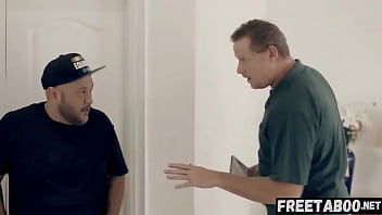 Preview 1 of Blackmail 1 - Without Mercy! Evil Dad Sells Stepdaughter Pussy To Make Money For Himself - Full Movie On FreeTaboo.Net