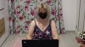 Preview 1 of Cubeectxi - Juicy PAWG in different panties shakes near the webcam Chubby milf shows off her figure Home fetish