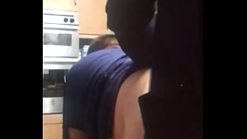 Preview 3 of Sports Lycra - Married Chubb fucked in kitchen