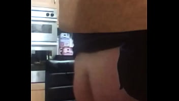 Preview 4 of Sports Lycra - Married Chubb fucked in kitchen