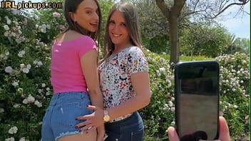Preview 1 of Dad Raping Hes Daughter - Pulled teenie riding outdoors before banged from behind