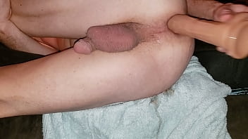 Preview 4 of Tamil Aunty Se Video - Thrusting dildo from behind has my prostate draining