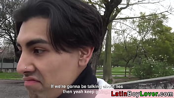 Preview 2 of Beyaz Tenli Kadin - Amateur latin skater Leo accepting a strangers offer