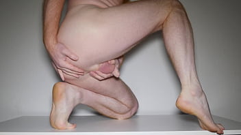 Preview 1 of Stuning Blond Techer Has - Masturbating naked with cum quickie