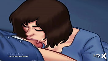 Preview 4 of I Ygh - SummertimeSaga - Awesome Work Hours Deepthroat E1 # 93