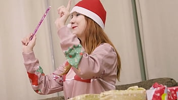 Preview 1 of Romi Rani 2019 - Lesbian milfs masturbating on Christmas