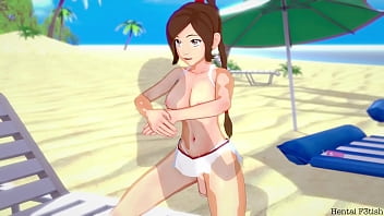 Preview 2 of Hot Bed Romance Video - Ty Lee take having sex on public beach