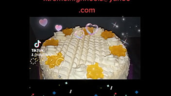 Preview 1 of Xxxwwwcom Vodo - Lady L : Ultra pink mules extreme 14 inch/35 cm high heels crush white cake (video short version)