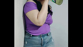 Preview 1 of Desi Jangal Sex - Nicole Teasing Before Stuffing Her Stomach