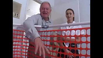 Preview 1 of Flashing Dick In Changing Room - Busty young babysitter with great ass takes off diaper from horny dude and rides his big hard cock