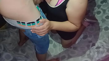 Preview 1 of Snnoy Levan - Medi con vestido corto negro me la chupa y cogemos