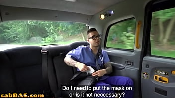 Preview 1 of Xxxveio 2011 - Blackhaired cabbie gets doggy pounded before riding cock