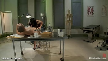 Preview 2 of Fairy Salve - Big cock TS fucks partner in lab
