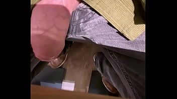 Preview 3 of Hd Xxx Dino - Wank in public cafe with cum in cup