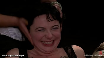 Preview 3 of African Xxxii Video - Babe in lesbian group public torment