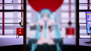 Preview 4 of Force To Get Me Pregnant - Hatsune Miku Sex Challenge MMD by HDL