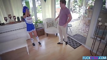 Preview 1 of Young Mexicans - Monica Asis Hot Little Cheerleader Learn Some Moves